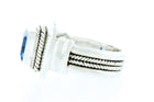 Handcrafted Sterling Silver Blue Quartz Ring