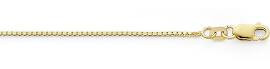 18" 14K Gold Box Chain Necklace