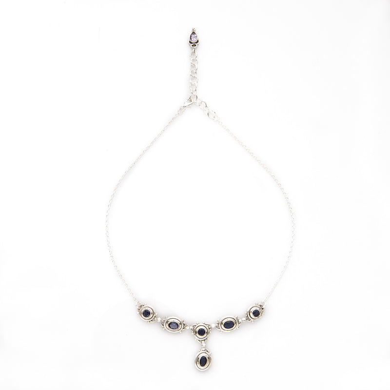 Iolite Sterling Silver Necklace
