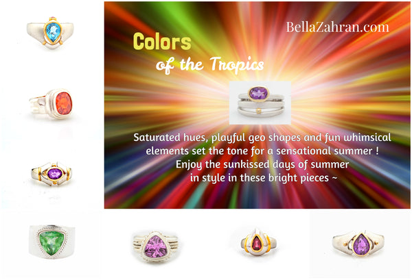 Colors of the Tropics Rings