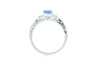 Tanzanite & Diamond 14K White Gold Ring