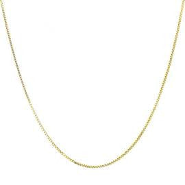 14K Yellow Gold Box Chain 18"