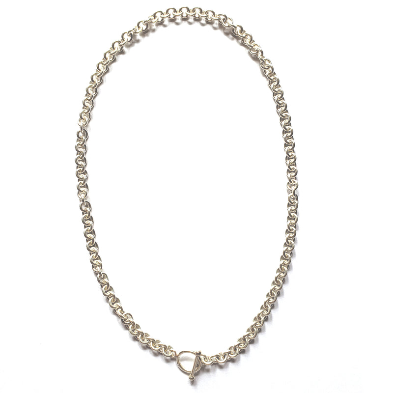 Chain Cable Toggle Clasp Sterling Silver