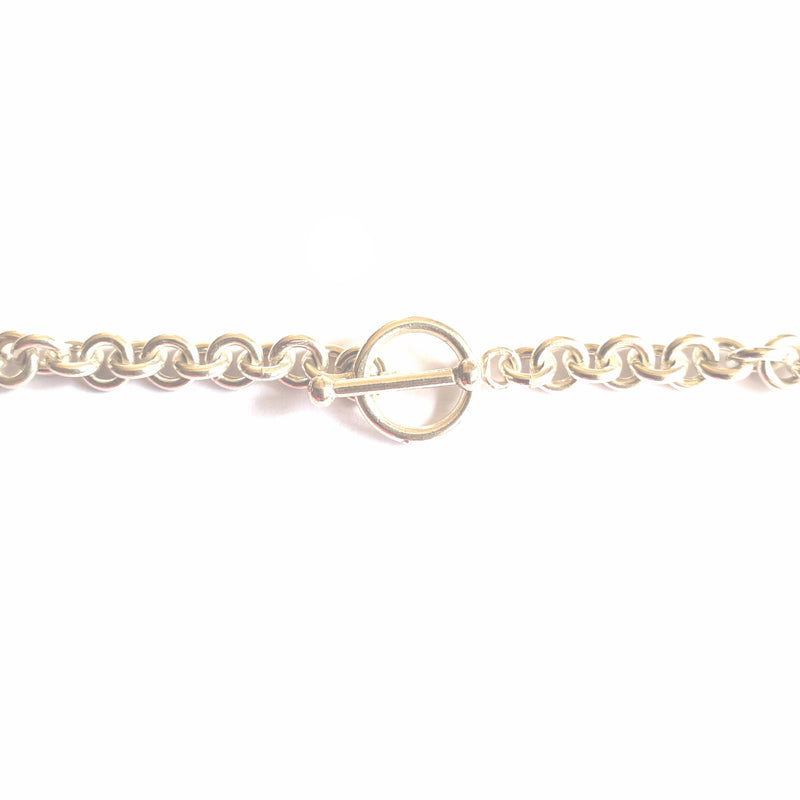 Chain Cable Toggle Clasp Sterling Silver