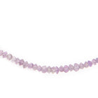 Faceted Amethyst 4mm Necklace