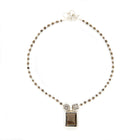 Smoky Brown Quartz Pendant Sterling Silver Necklace