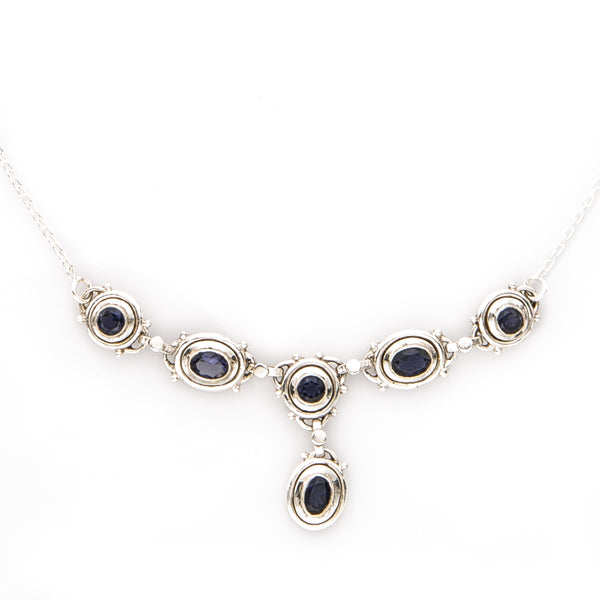 Iolite Sterling Silver Necklace