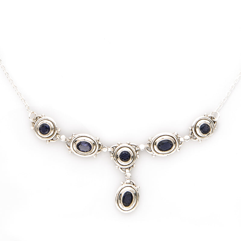 Iolite Sterling Silver Necklace