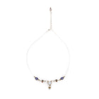 Moonstone and Multi Gemstone Sterling Silver Necklace