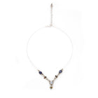 Multi Gemstone Sterling Silver Necklace