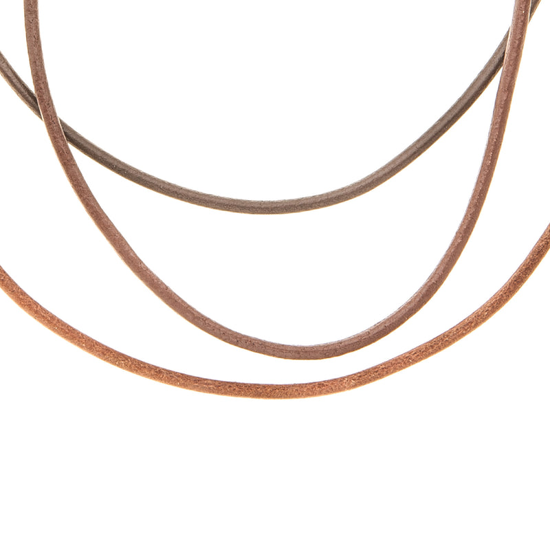 Multi Colored Leather Necklaces - 3