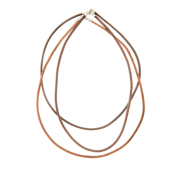 Multi Colored Leather Necklaces - 3