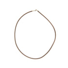 Brown Leather Necklace