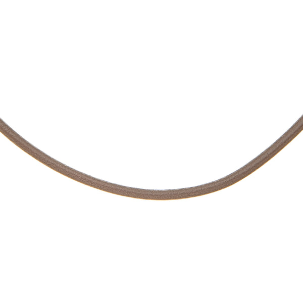 Brown Leather Necklace