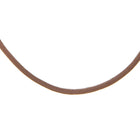 Chocolate Brown Leather Necklace