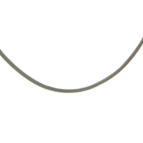 Black Leather Necklace