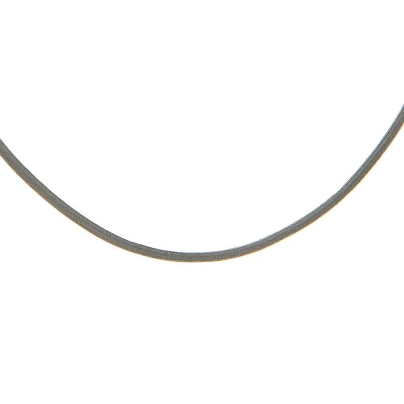 Black Leather Necklace