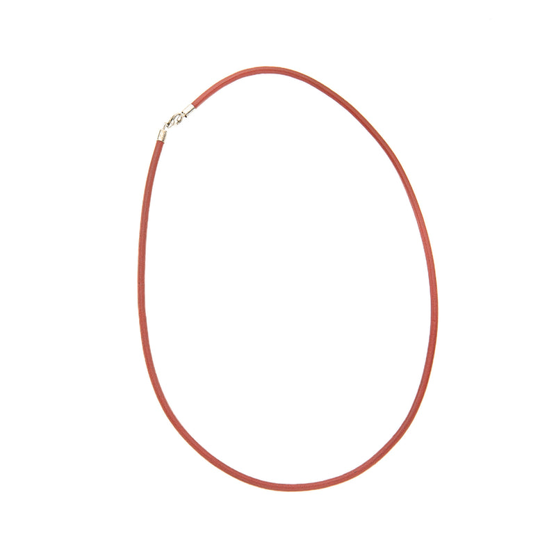 Red Leather Necklace 