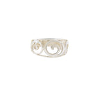 Sterling Silver Scroll Cut Work Ring