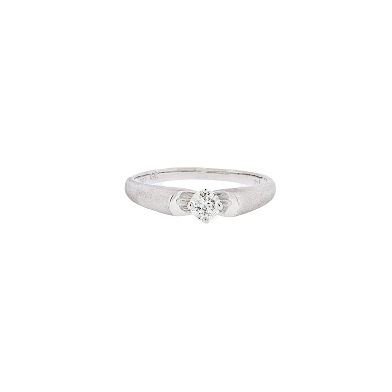 Diamond Ring 14K White