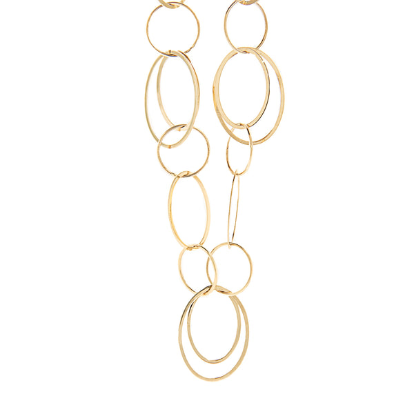 36" 14K Yellow Gold Chain Necklace - Large Loop 