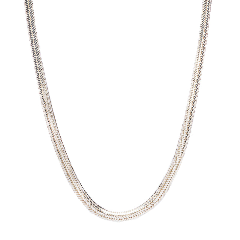 Foxtail Square Chain in Sterling Silver
