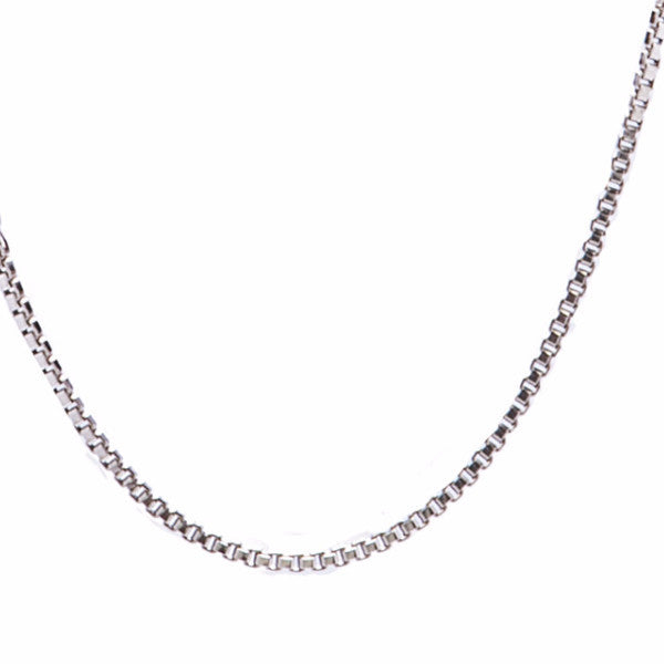 Box Chain Sterling Silver Necklace