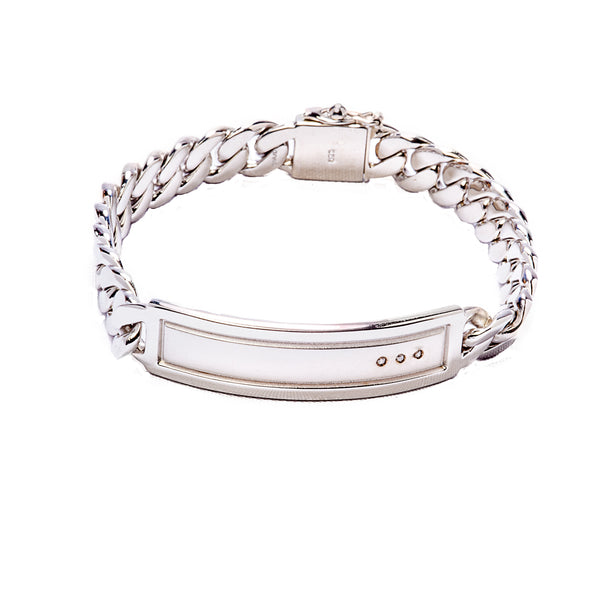 Diamond Curb Link Bracelet