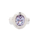 Lavender CZ Sterling Silver Ring