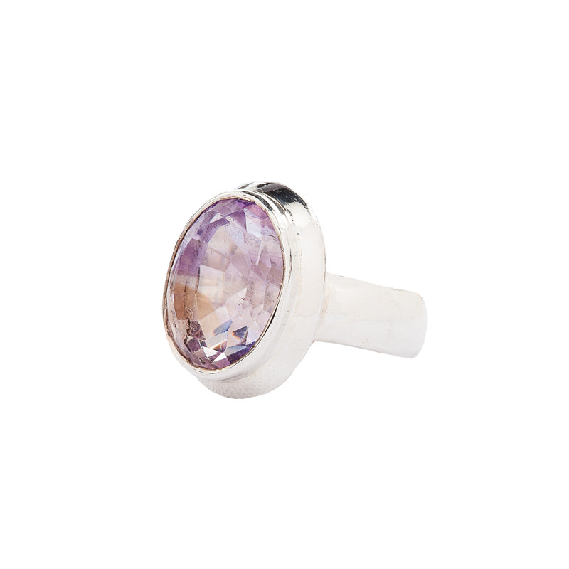 Lavender Ametrine Ring in Sterling Silver