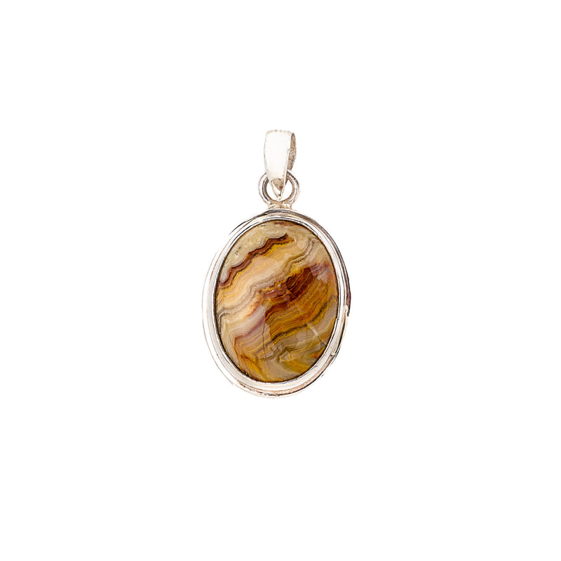 Jasper Pendant set in Sterling Silver