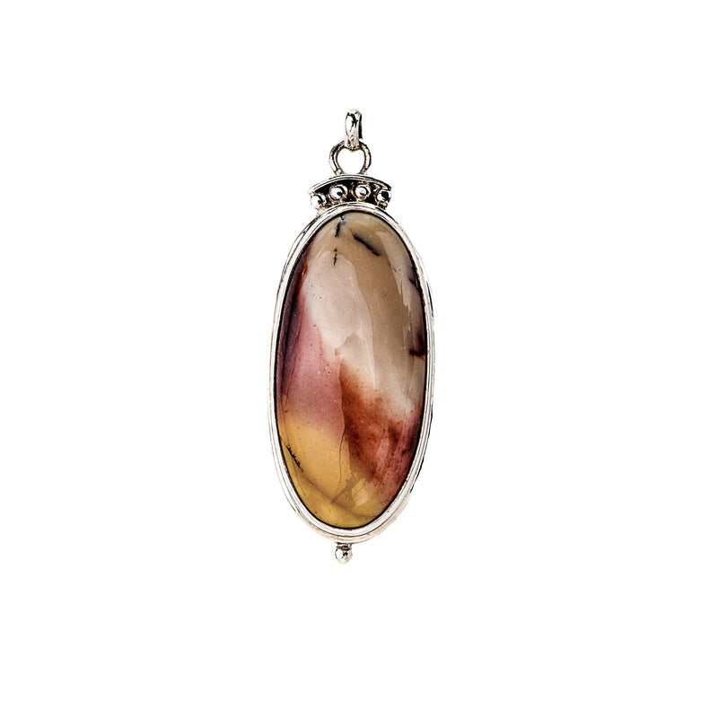 Mookaite Jasper Pendant set in Sterling Silver