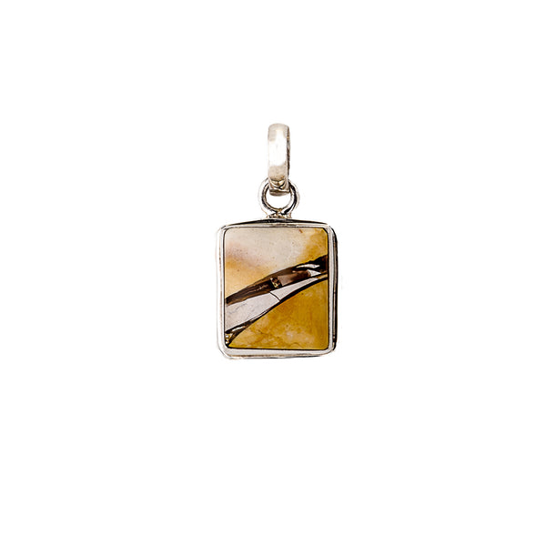 Picture Jasper set in Sterling Silver