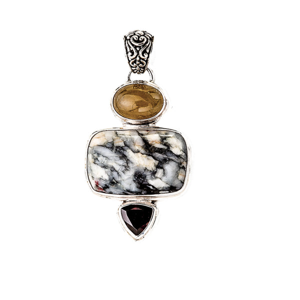 Jasper Garnet Pendant