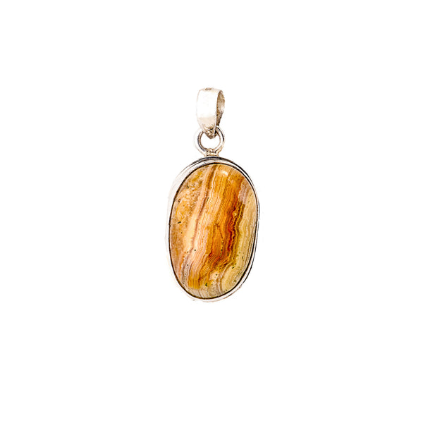 Jasper Pendant set in Sterling Silver