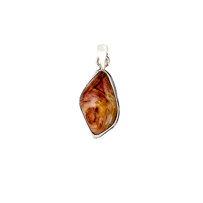 Jasper Pendant set in Sterling Silver