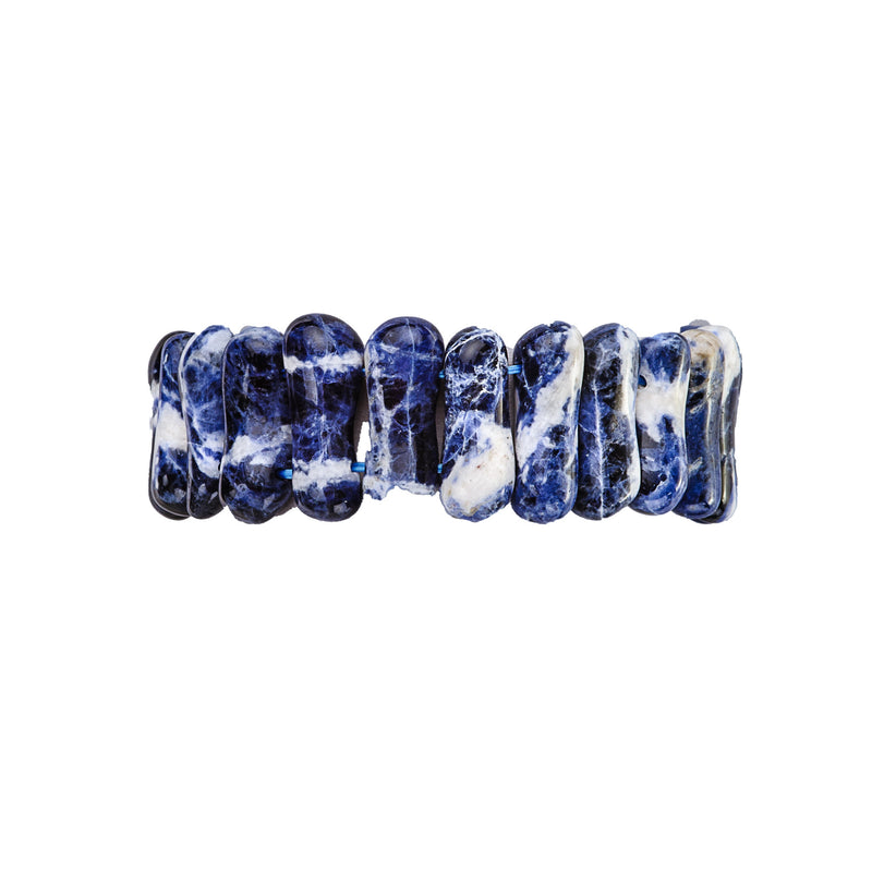 Sodalite Peanut Bracelet