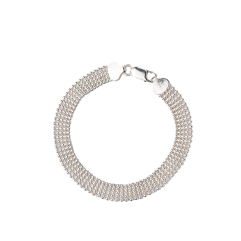 Sterling Silver Bead Bracelet