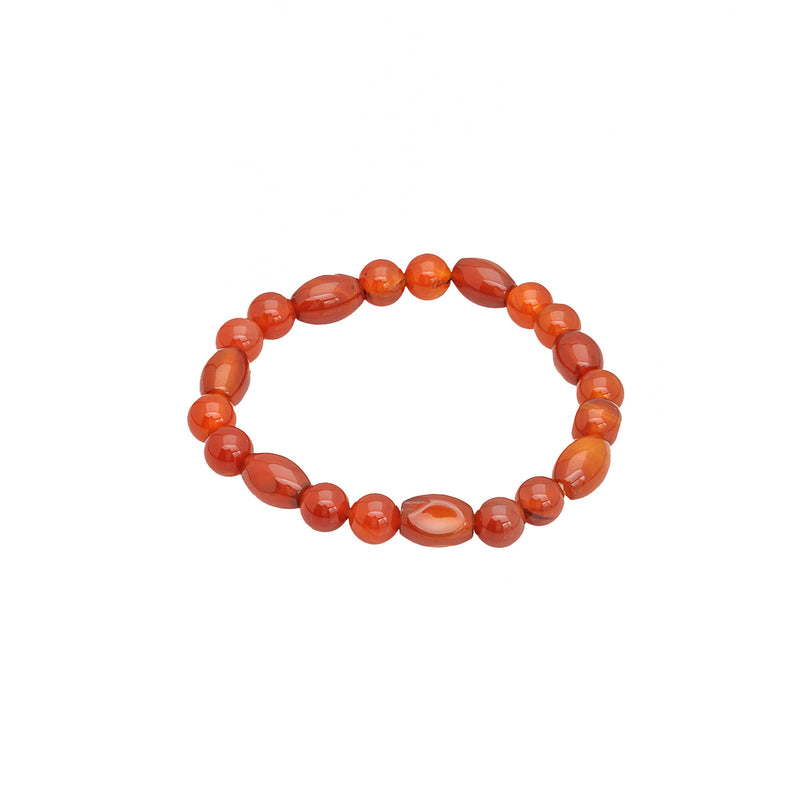Red-Brown Agate Fashion Bracelet