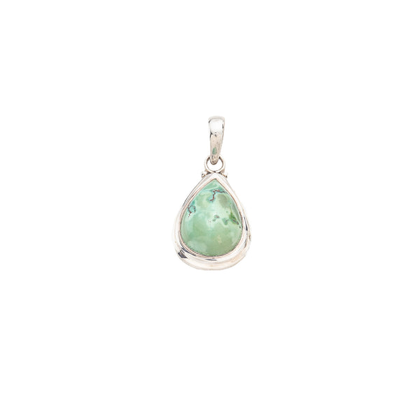 Tear Shaped Turquoise Pendant