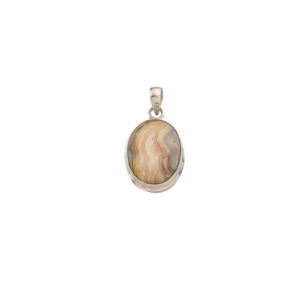 Oval Picture Jasper Pendant