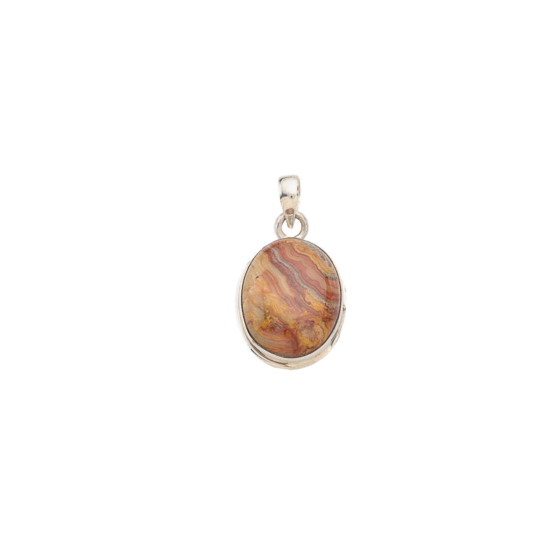 Oval Picture Jasper Pendant