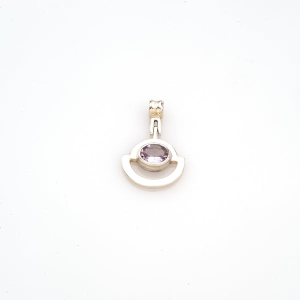 Faceted Amethyst Pendant