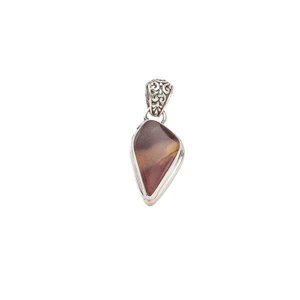 Mookaite Jasper Pendant set in Sterling Silver