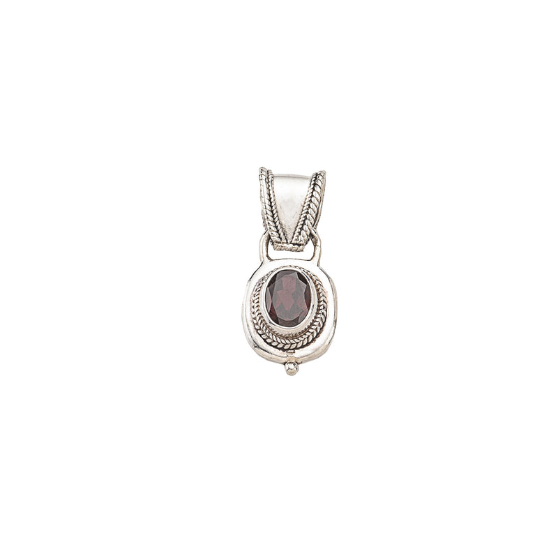 Elegant Garnet Pendant