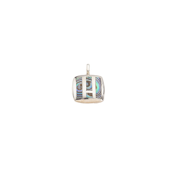 Abalone-Mother of Pearl Reversible Sterling Silver Pendant