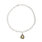 Citrine Pendant Link Necklace