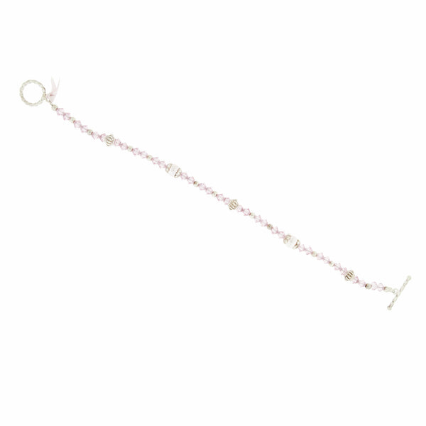 Pink Swarovski - Pearl Bracelet