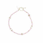 Pearl -  Pink Swarovski Crystals Bracelet