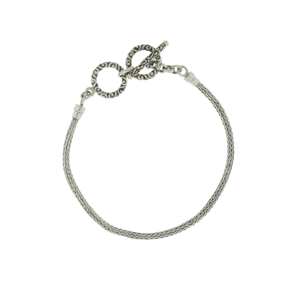 ■ENGBROX■ silver925 layered snake chain bracelet EBBL21021 Snake Chain Bracelet Silver – Hey Happiness